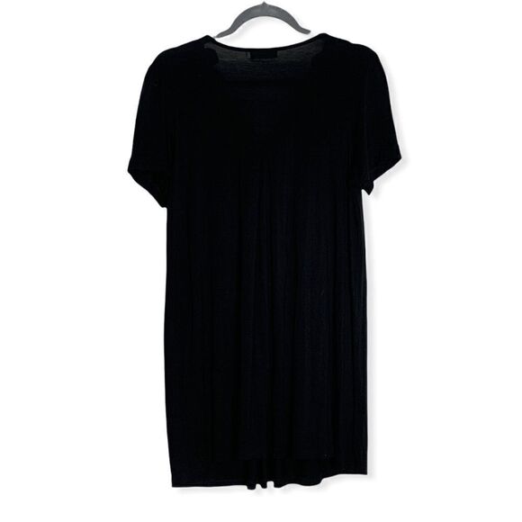 Red Coral Black Rosette Dress - Picture 2 of 7